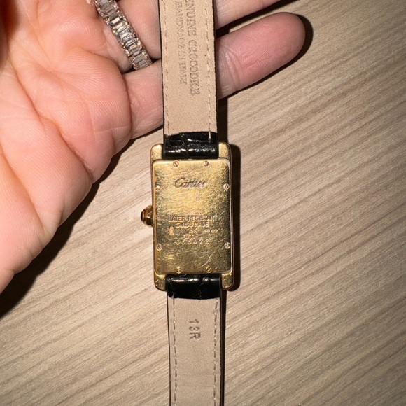 Cartier Gold Tank Americaine 100% genuine small womens watch. Used refurbished - Picture 12 of 12